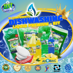 12 Components Dishwashing Liquid Premium kits