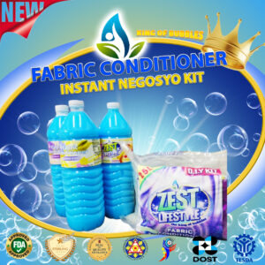 Negosyo Package Premium Instant Kit Fabric Conditioner With 6pcs Bottles and Stickers