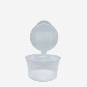 60ml, DW Round Hinged Cup Microwaveable Jar