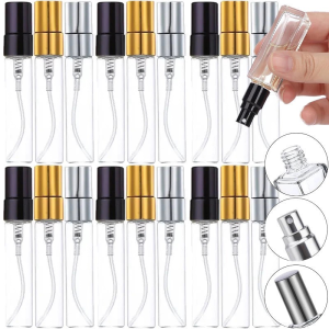 10ML Portable Empty Perfume Spray Bottle/Refillable Leak Proof Glass Fragrance Atomizer