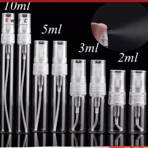 ✨ 10PCS Elegant Glass Perfume Spray Bottle – 30ml / 50ml ✨