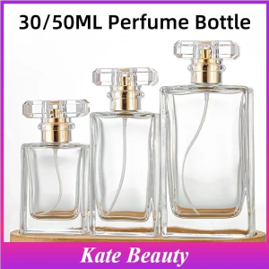 30/50ML Perfume Bottle Gold Silver Empty Bottle Spray Bottle Portable Perfume Dispensing Bottle