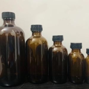 Amber bottles 15g,30g,60g,120g and 250g